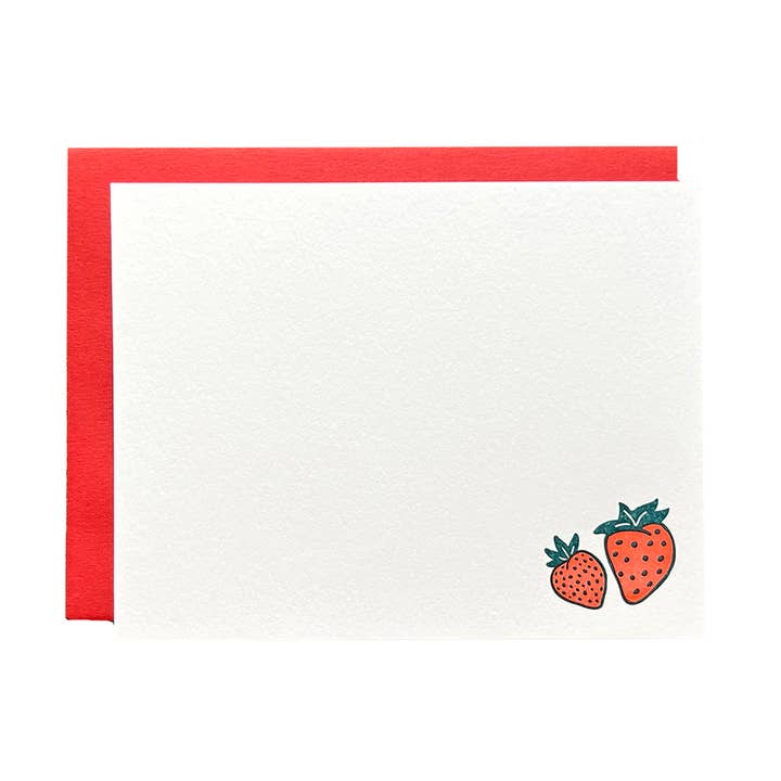 Papelería Flat Fresas para venta al por mayor de Noteworthy Paper & Press