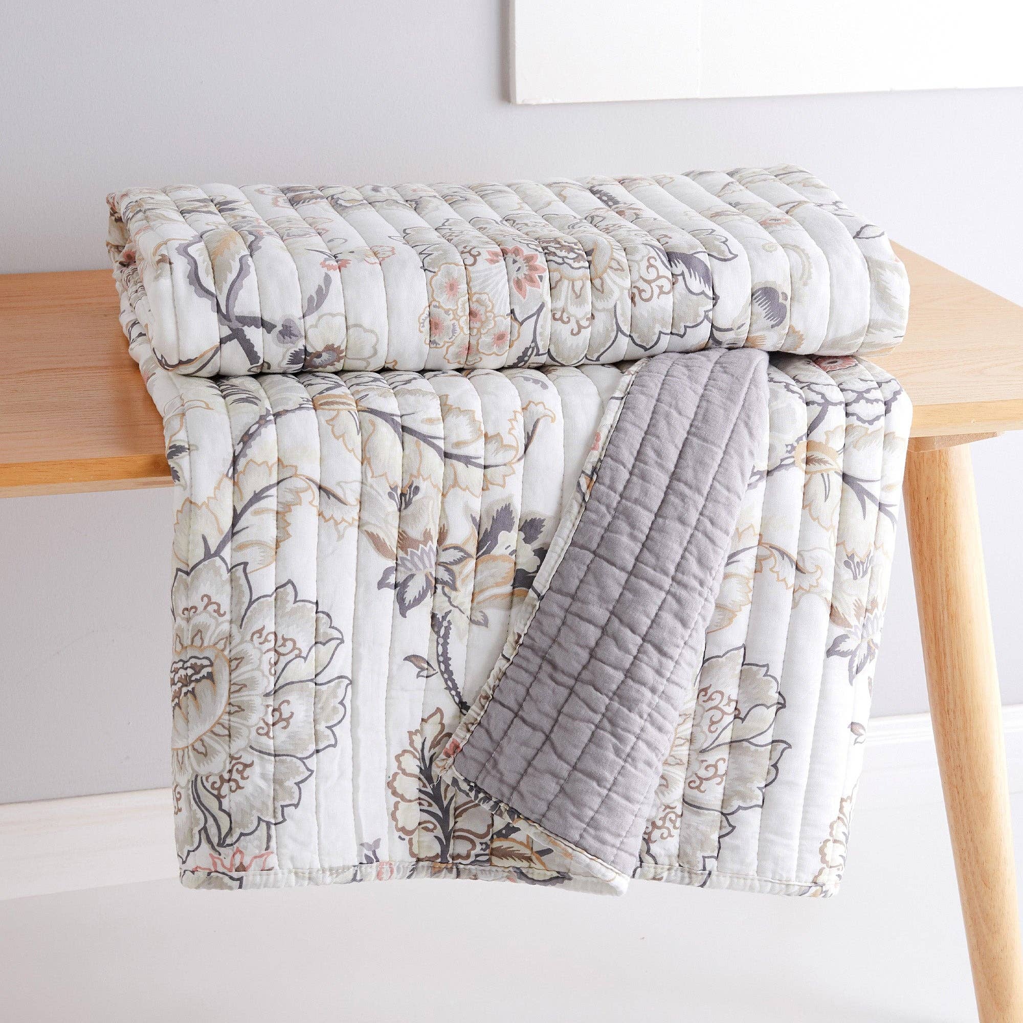 Levtex Home - Wholesale Throw Blanket - Ophelia Quilted Throw1