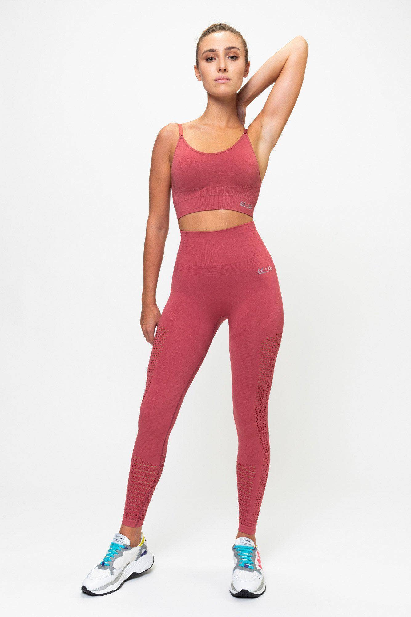 Dexed - Wholesale Athletic/Lounge Leggings - Women's - Recover Terracotta leggings1