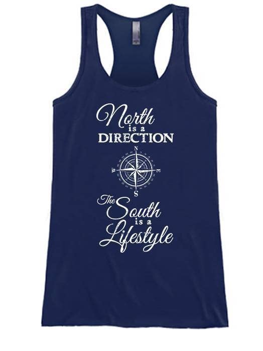 Soulful Wear - Wholesale Tank Top - Women's - North Is A Direction The South Is A Lifestyle0