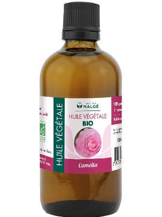 Organic Camelia vegetable oil - 100 mL for wholesale by Institut Maloé