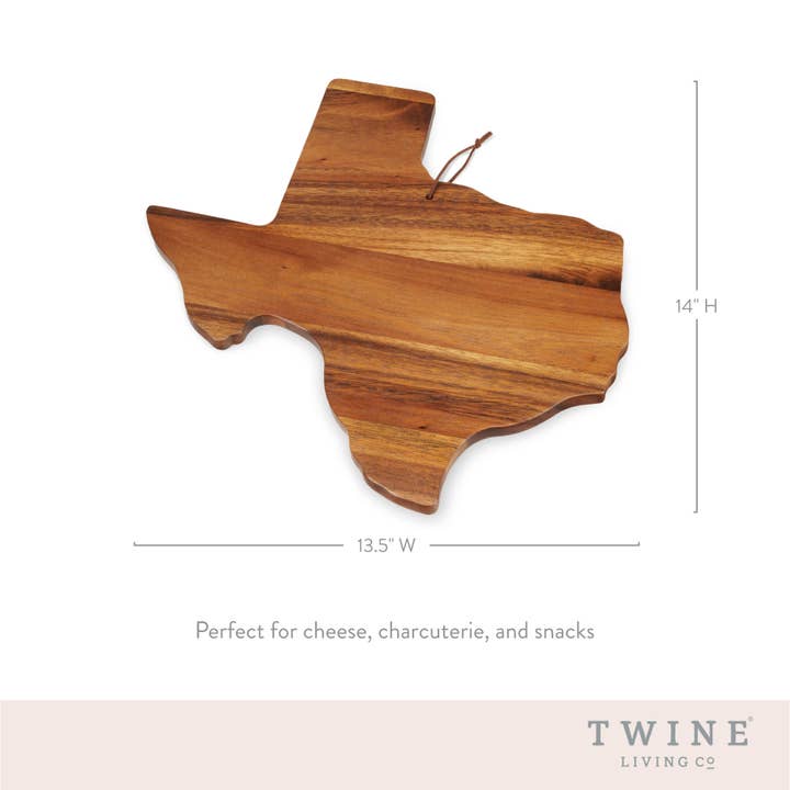 Twine - Wholesale Cheese Board - Acacia Wood Texas Cheese Board4