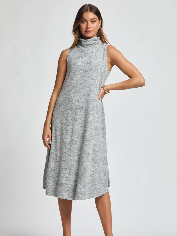 Conjunto de Vestido de Malha e Cardigã a Condizer por atacado de Dear Scarlett