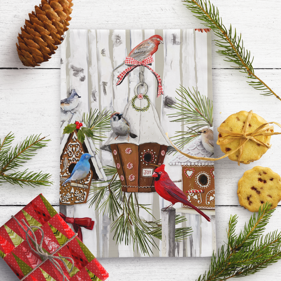 Cathy Walters Art - Wholesale Tea Towel - Ginger Bird Tea Towel1