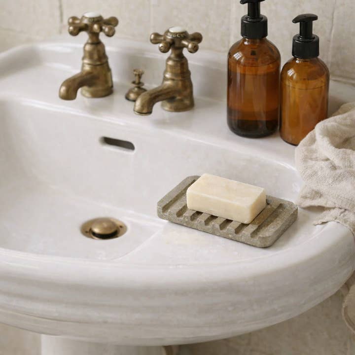 Barnes Hill - Wholesale Bath Soap Dish - Stone Soap Tray2