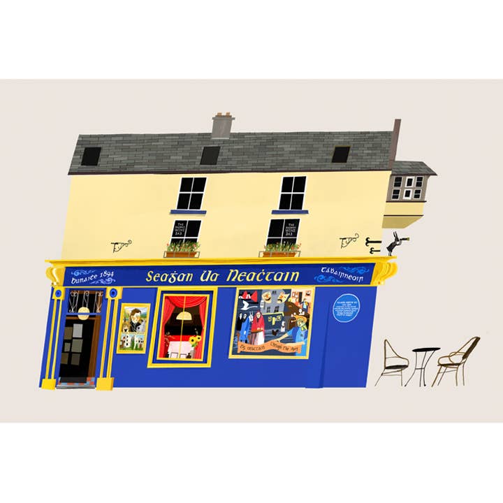 Tigh Neachtain's, Galway, Irland, Kunsttryk for engroshandel hos Conor Langton Art