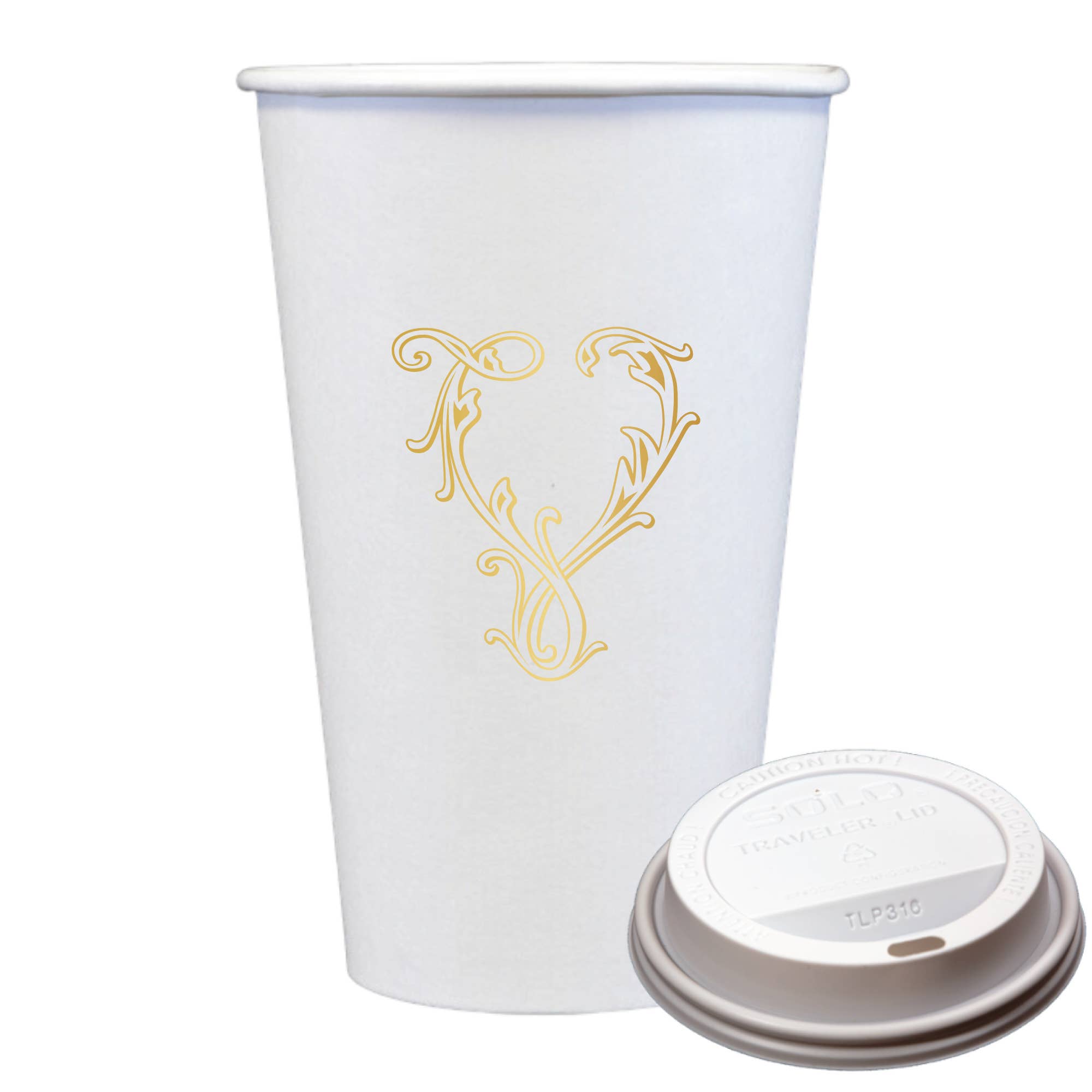 Sip Hip Hooray – wholesale Disposable cup – Initial Monogrammed Coffee Cups with Lids18