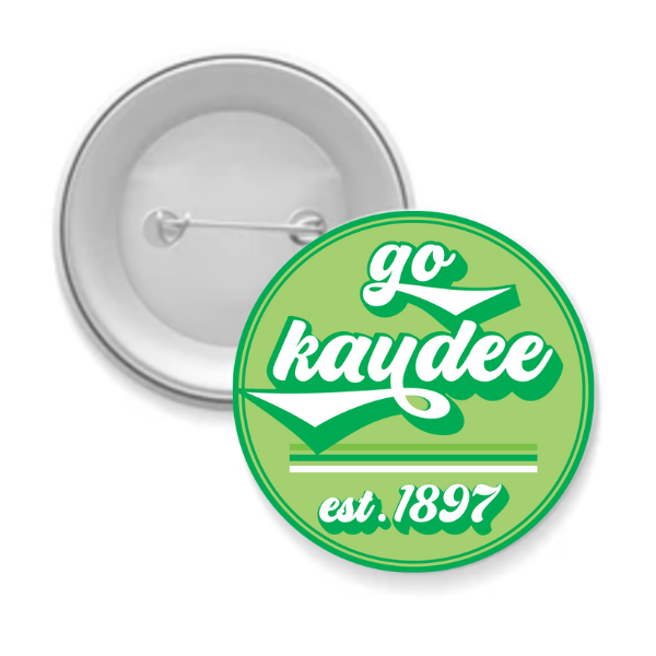 Sarahndipity Shop - Wholesale Lapel Pin/Button - Sorority Button - Go Design14