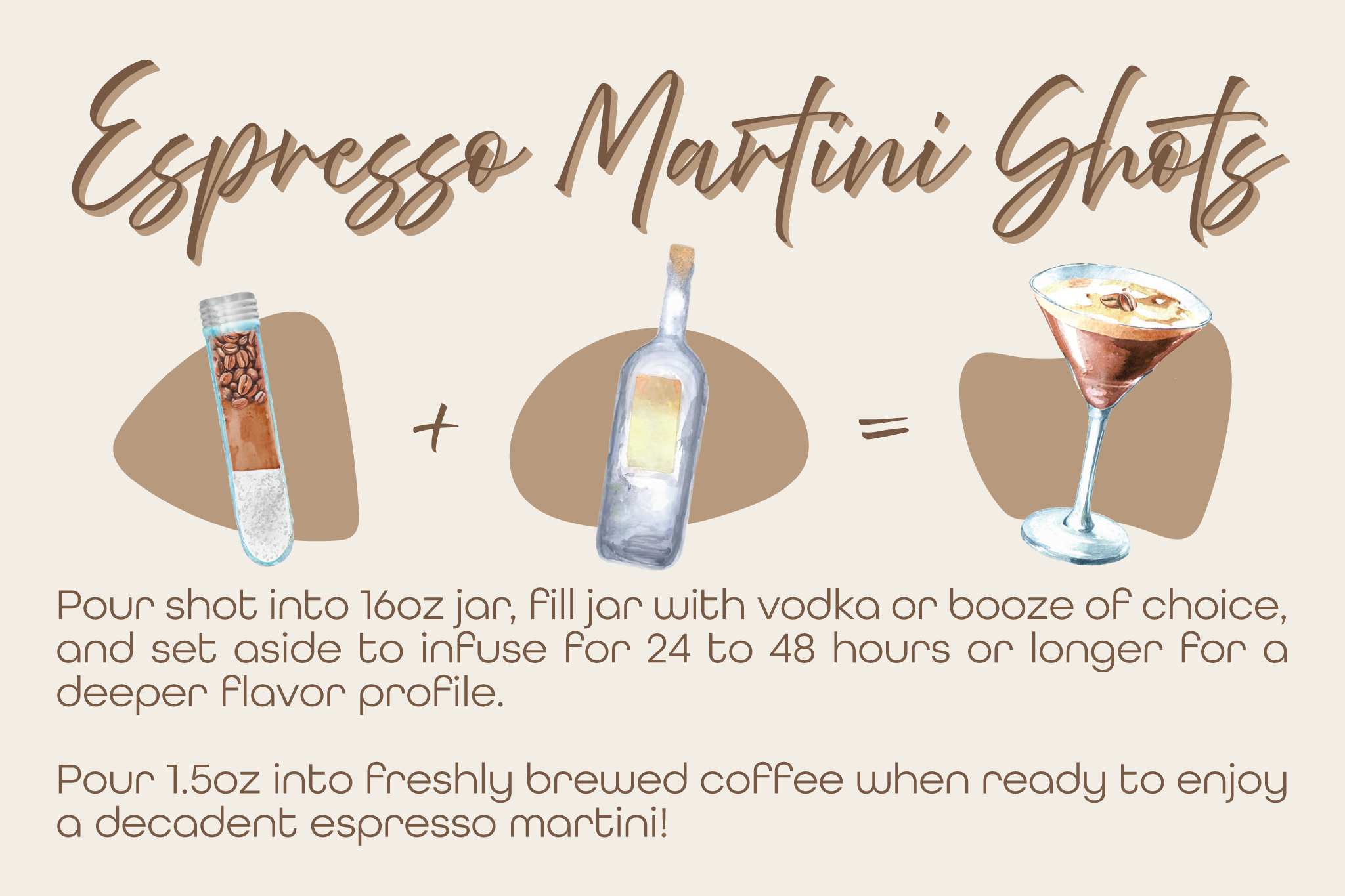 Mixology - Wholesale Cocktail Mix/Syrup - Espresso Martini Infusion Shot4