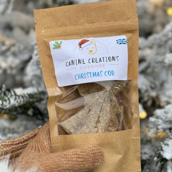 Christmas Cod for wholesale by Canine Creations Cheshire