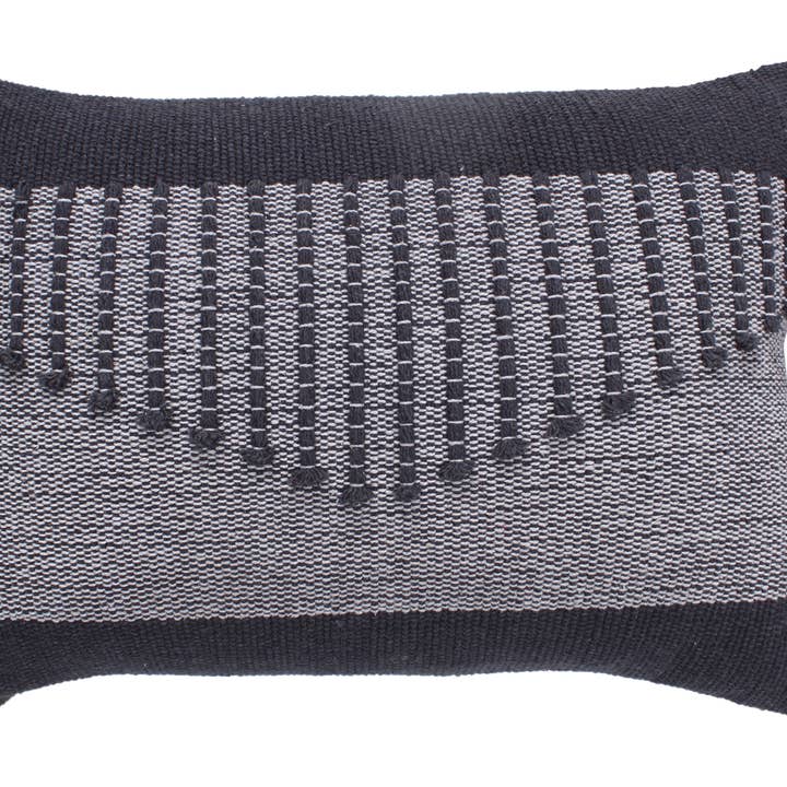 Dallas Pure Cotton Tassel Lumbar Pillow for wholesale by House Of MV