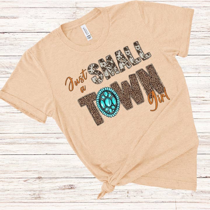 Camiseta para niña Just a Small Town para venta al por mayor de Journey After The Walk LLC