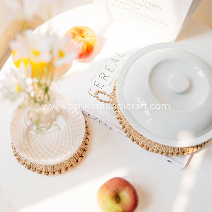 Tonkin Handicraft - Vente Dessous-de-plat - Dessous de plat rond en osier4