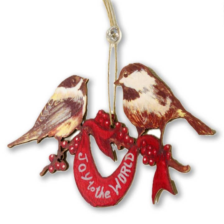 #AO22CO Chickadees - Cut Out for wholesale by Lynn Garlick Retablos