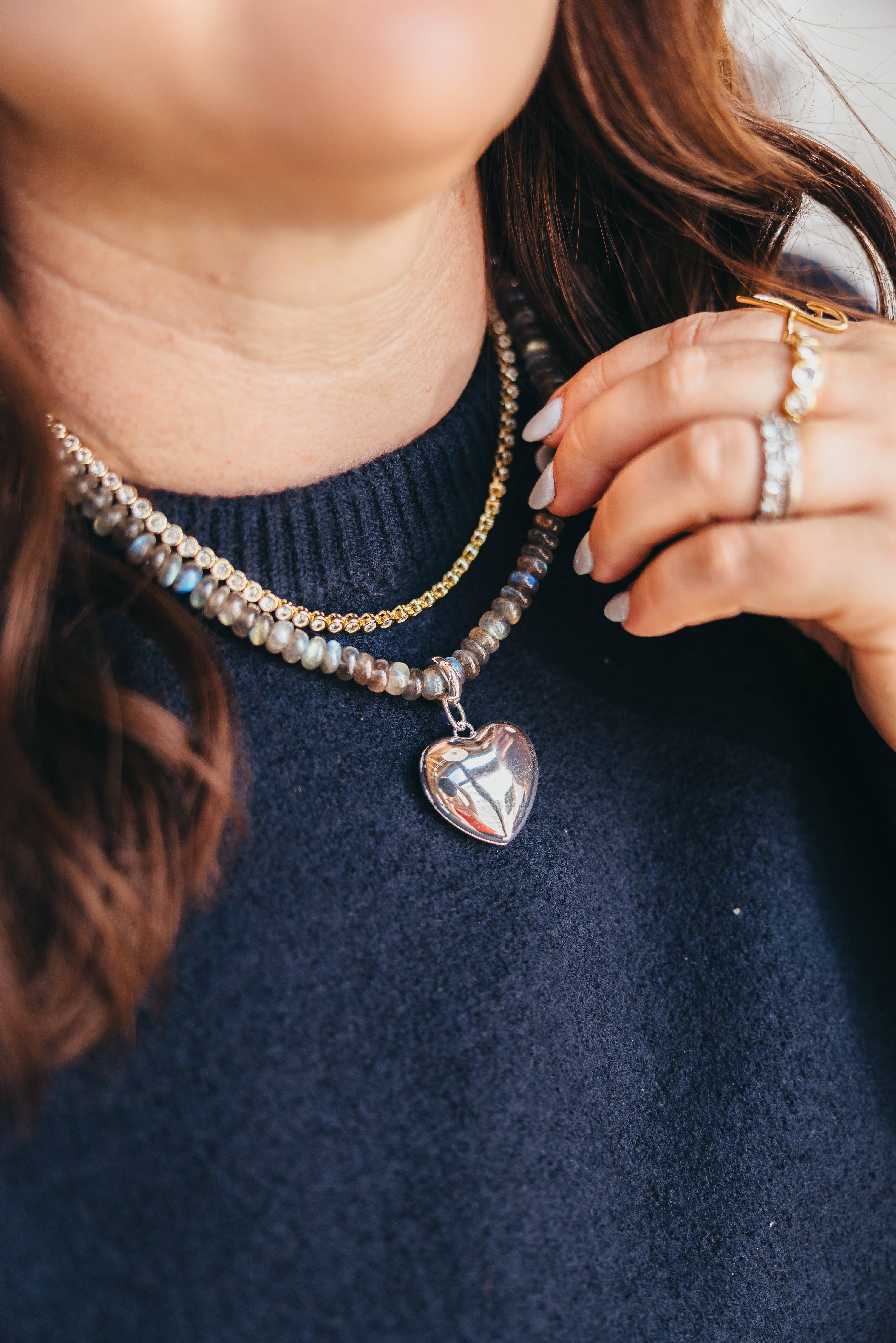 Allie + Bess - Vendita all'ingrosso Collane di perline/perle - Collana in acciaio1