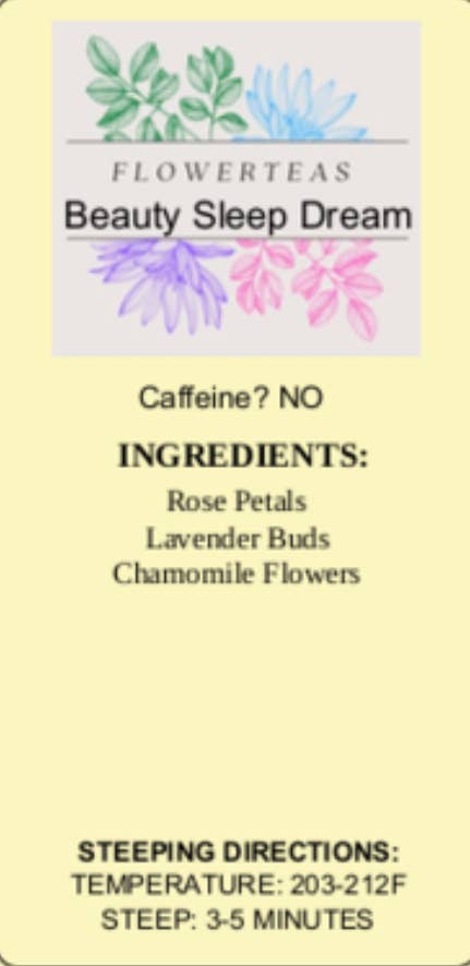 FlowerTeas – Engroshandel Løs te – Løsbladet te i løs vægt 1 lbs Kommerciel brygning Fødevareservice60