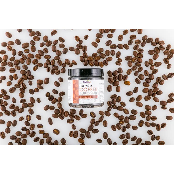 Fivesso - Organic Coffee Skincare - Wholesale Body Scrub/Exfoliant - Fivesso Coffee Body Scrub Variety Pack - Dozen3