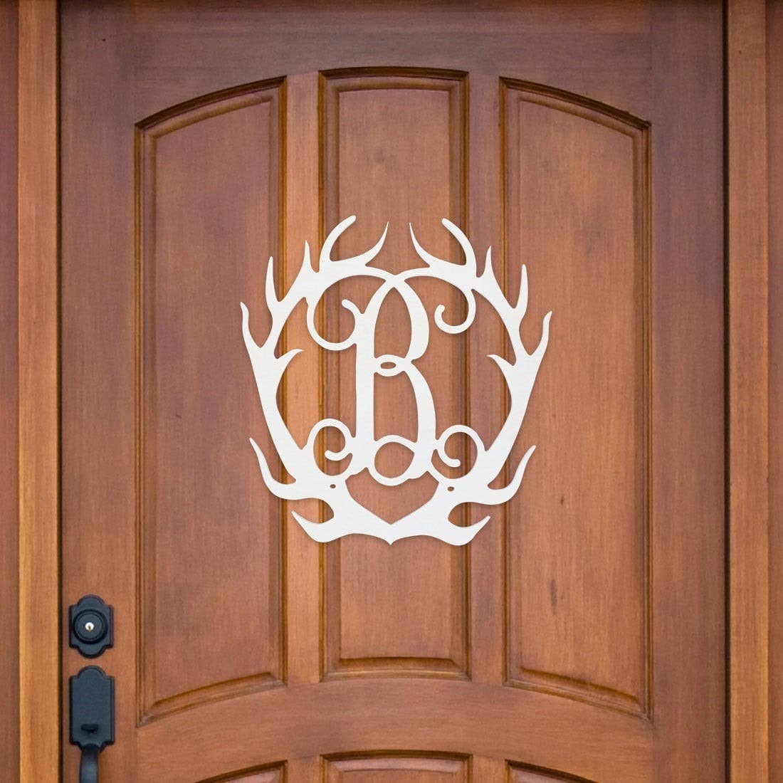 Wholesale Boutique - Wholesale Wall Sign - Antler Wood Monogram- Single Initial3