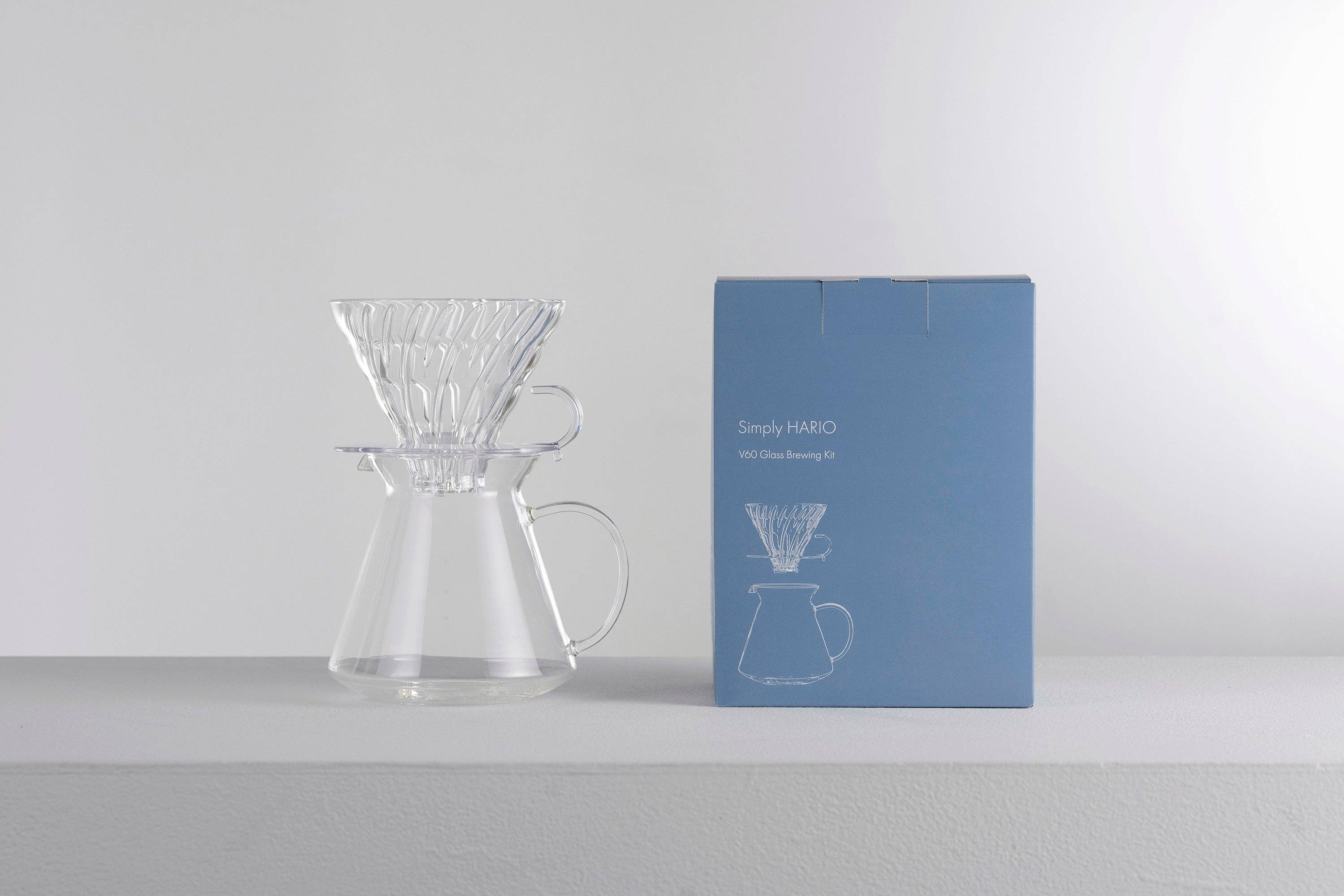 HARIO USA - Wholesale Pour Over & Dripper - "Simply Hario" V60 Glass Brewing Kit 600mL7