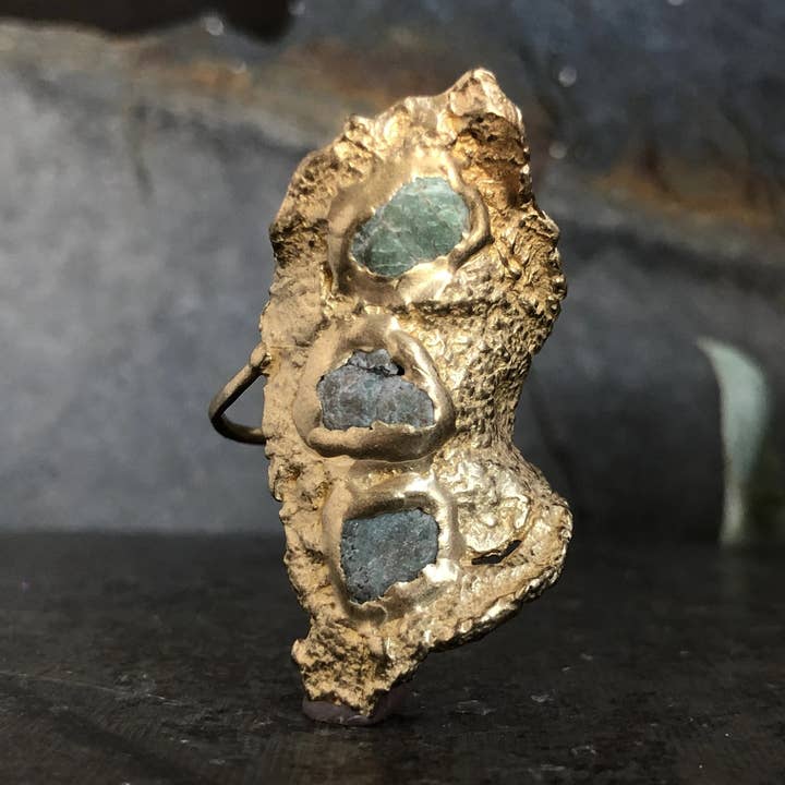 Mosaic Wilted Ring for wholesale by Emilie Shapiro Jewelry