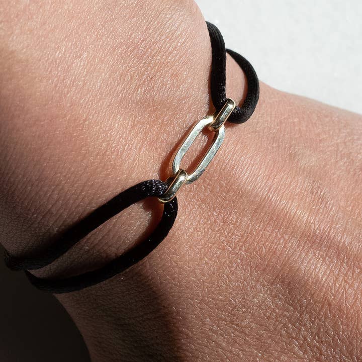 MP Together Armband schwarz 14k Gold für den Großhandel von Mélanie Pigeaud Jewelry