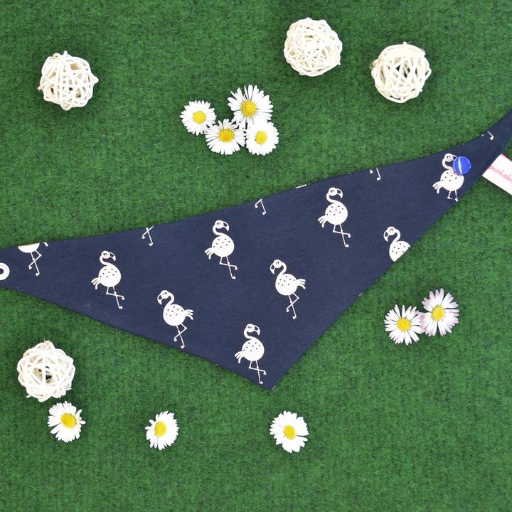 Dog Bandana Frederike The Flamingo for wholesale by pinkabell e.U.