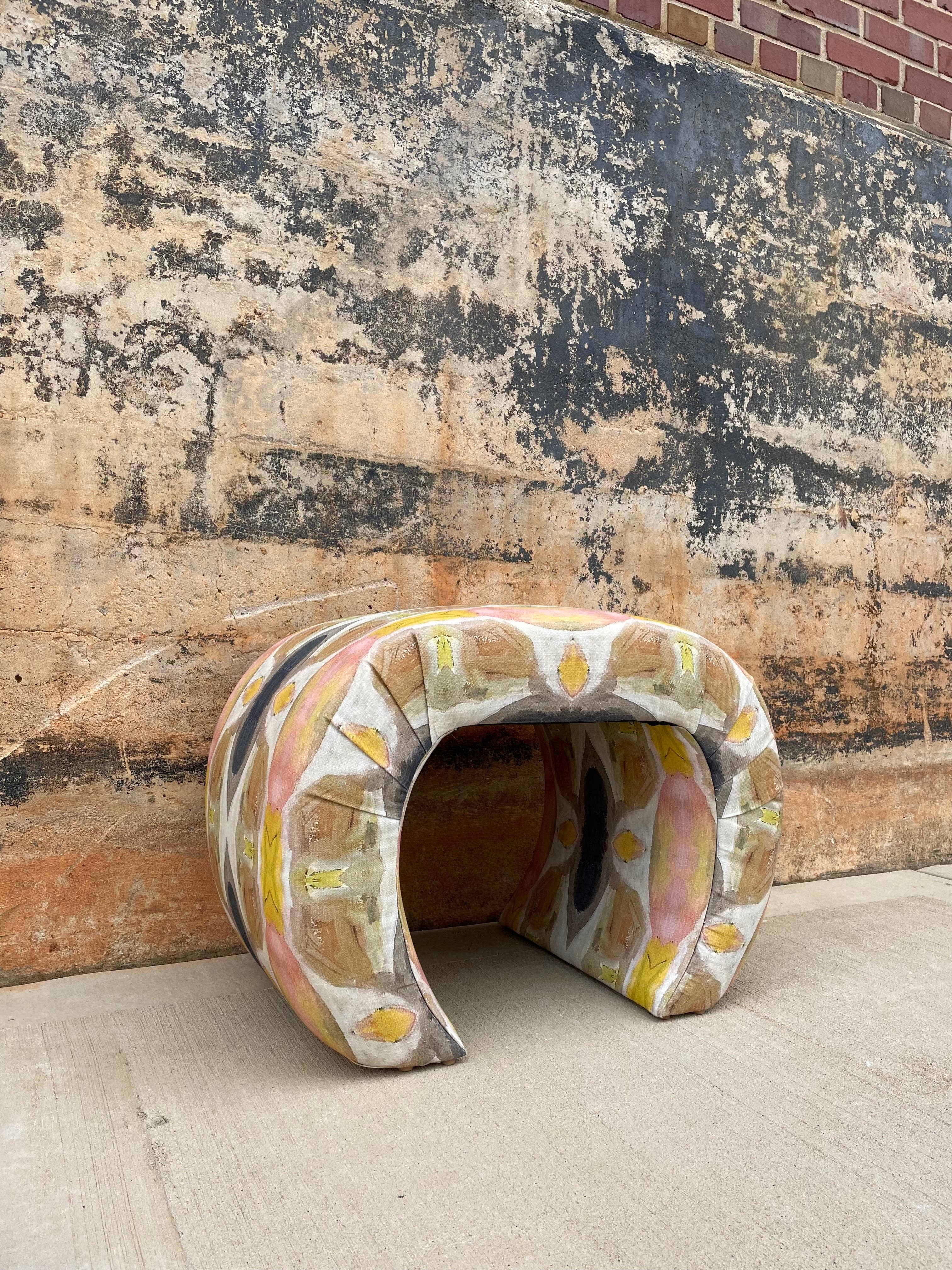 Windy O'Connor Art & Home - Wholesale Ottoman - Blush Topaz Ottoman1