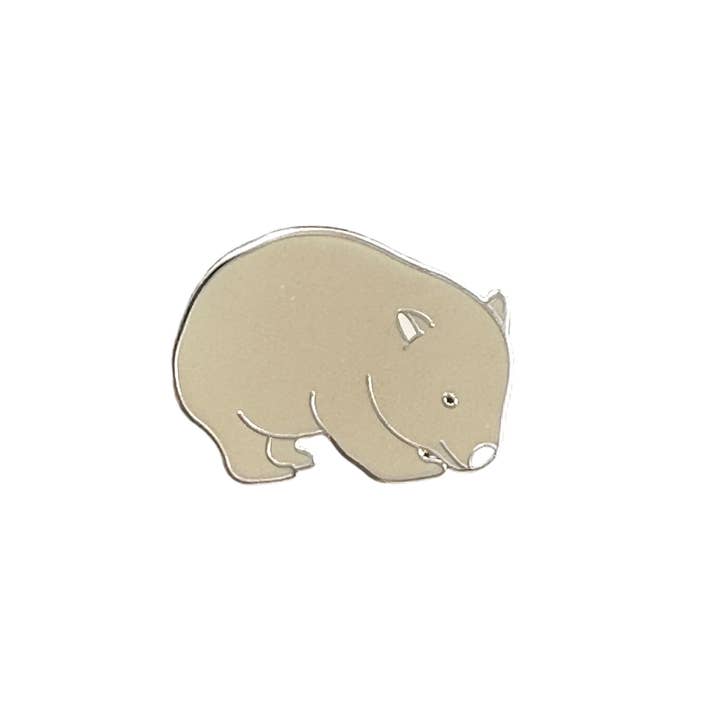 Wombat Pin for wholesale by Red Parka