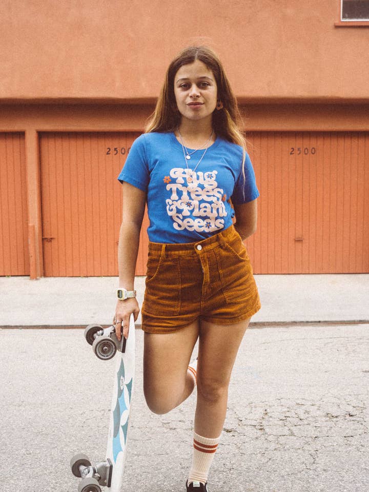 Hug Trees & Plant Seeds | Women's Graphic T-shirt for wholesale by The Bee & The Fox