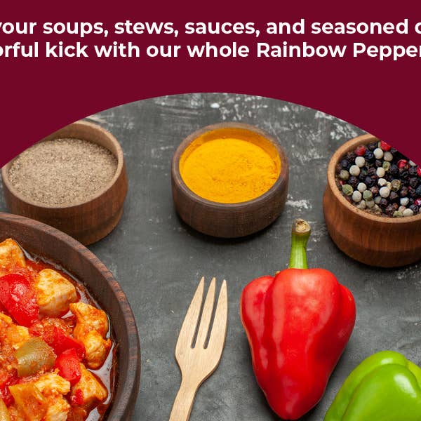 VIVA DORIA INC. - Wholesale Pepper/Peppercorns - Rainbow Peppercorns Blend For Grinder Refill3