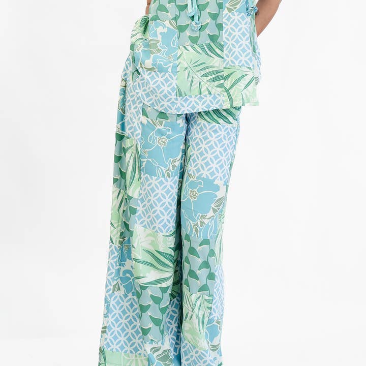 NEW | Long Piazza Pants | Patchwork Cool for wholesale by Balizen Direct from Bali