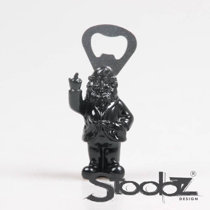Imhof & Stevens BV - Wholesale Bottle/Wine Opener - BOTTLE OPENER GNOME STANDING 4 CLR ASS B/W/G/Y 8 CM3