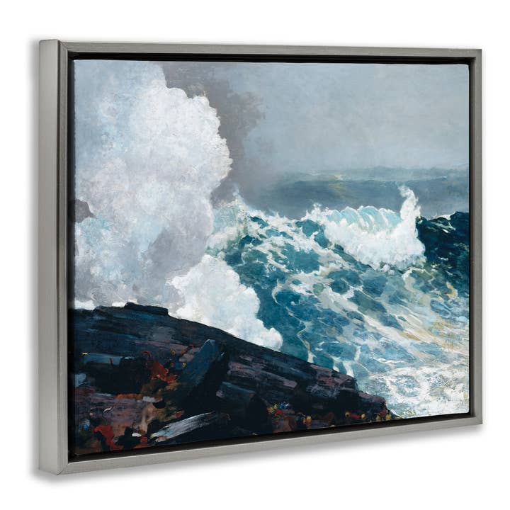 Stupell Industries - Wholesale Wall Sign - Ocean Waves & Cliffs - Framed Wall Art15