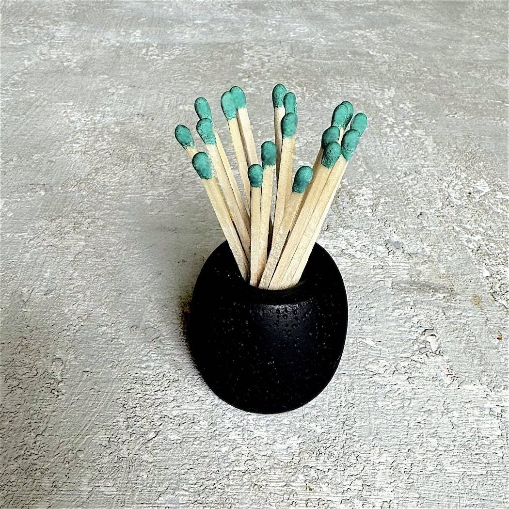 CJ Gift Goddess - Wholesale Match Holder - Concrete Match Holder/Toothpick Holder: Includes 25 Matches3