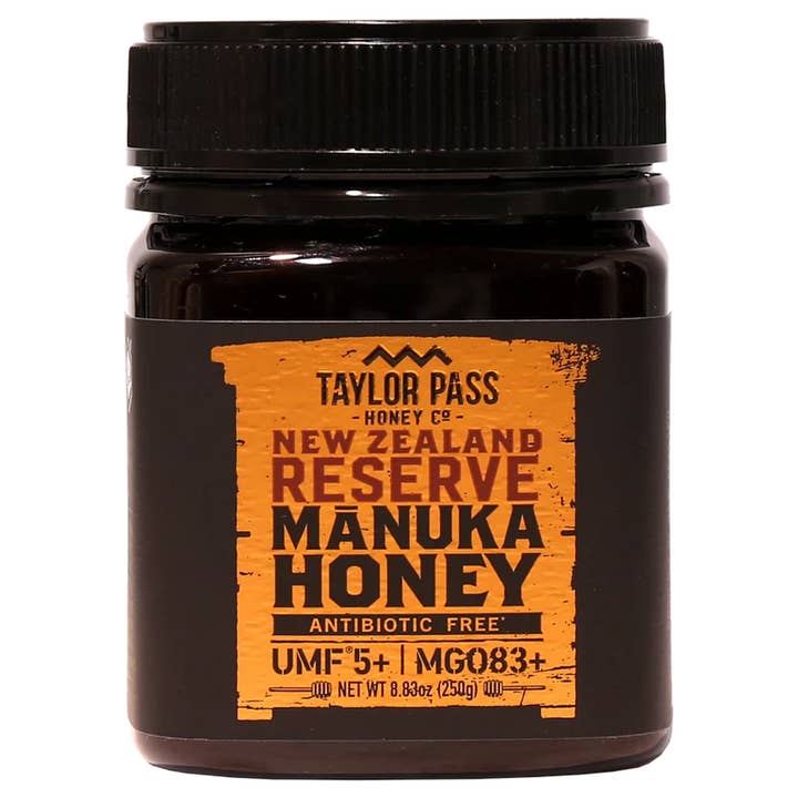 Naturz Beez – Mel por atacado – Taylor Pass Reserve Mel de Manuka UMF 5+ MGO83+ 250g