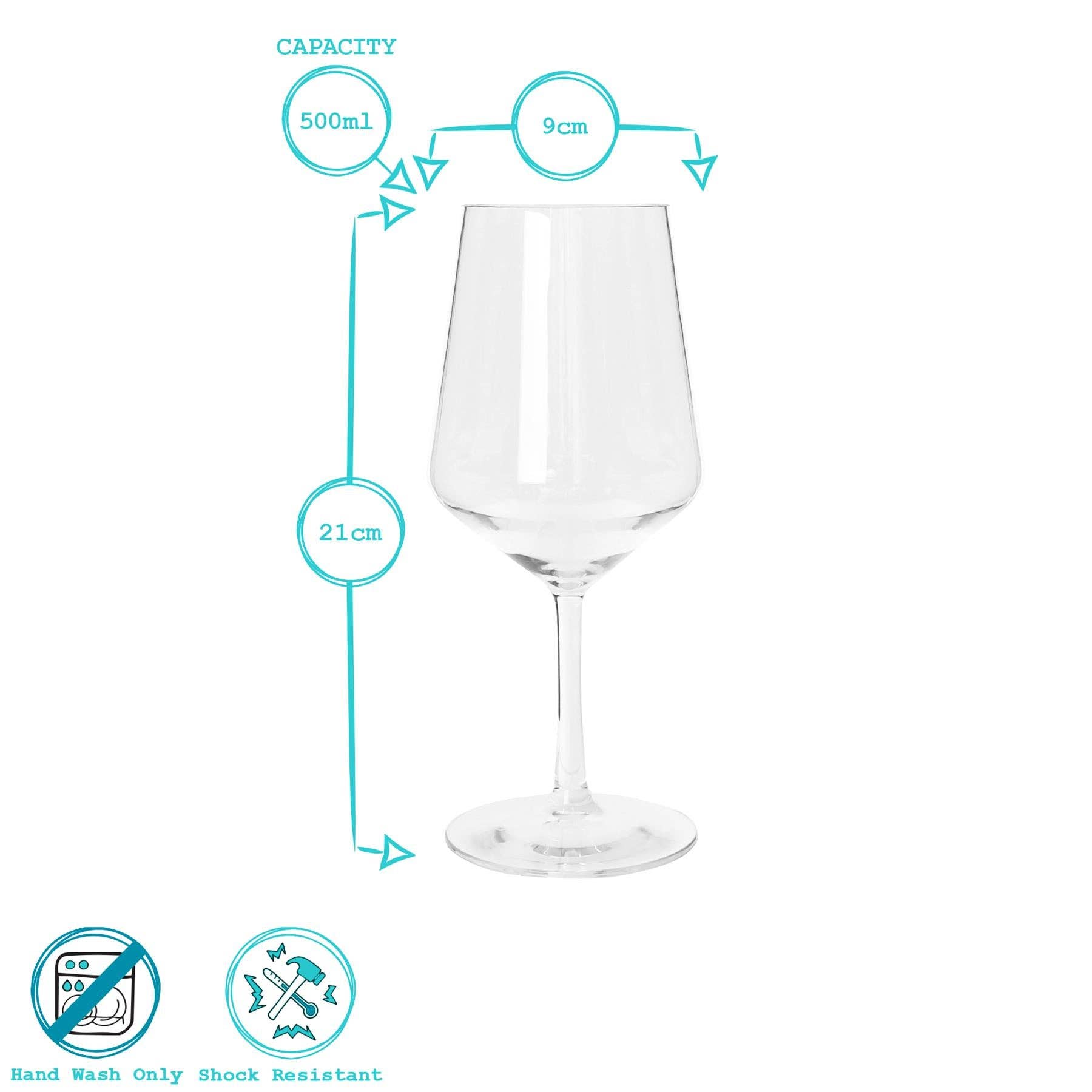 Rinkit Ltd - Venta al por mayor Copas de vino - Vaso de vino reutilizable de plástico de 500 ml - Argon Tableware5
