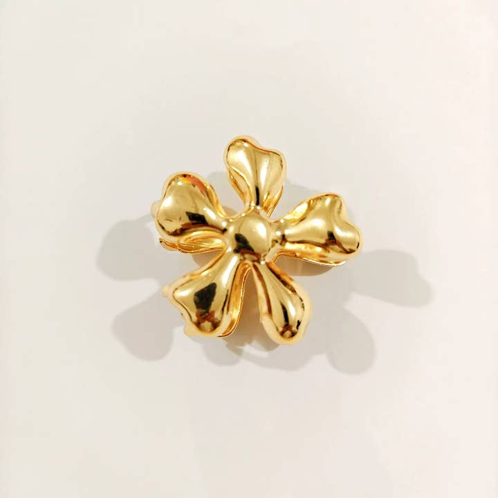Little Trendy - Wholesale Hair Clip - Women's - Flower-Shaped Metal Hair Claw Clipsfor seaside vacation