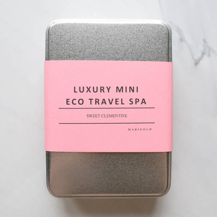 Luxury Mini Eco Travel Spa for wholesale by Marigold Charms