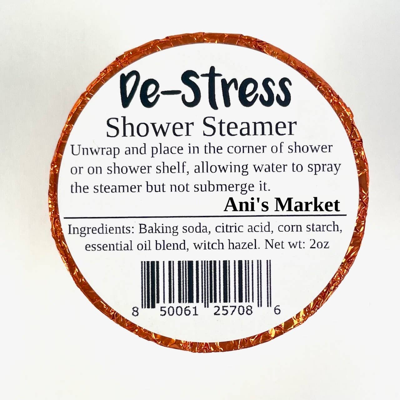 Ani’s Market LLC - Wholesale Shower Steamer/Bomb - Natural Tangerine Ginger Essential Oil Shower Steamers/Bombs6