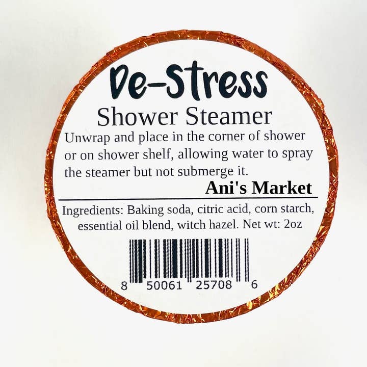Ani’s Market LLC – wholesale Shower steamer/bomb – Natural Tangerine Ginger Essential Oil Shower Steamers/Bombs6