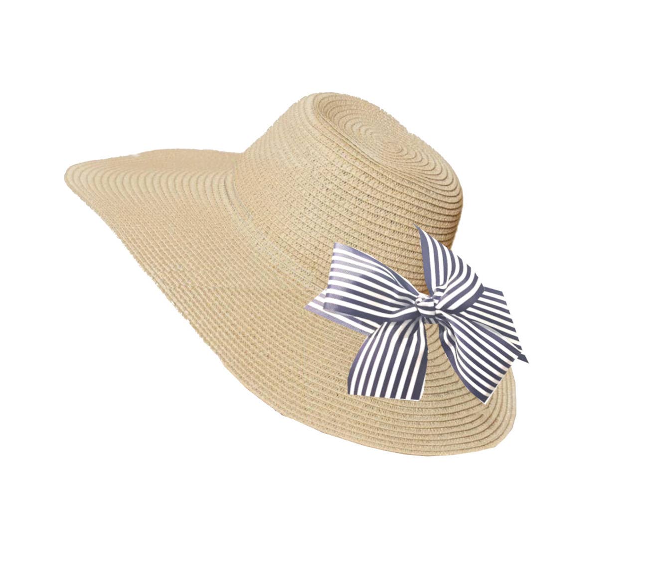 Peachy Pendants - Wholesale Straw Hat - Women's - The Chatham Straw Hat with Interchangeable Bow -Choose Color1