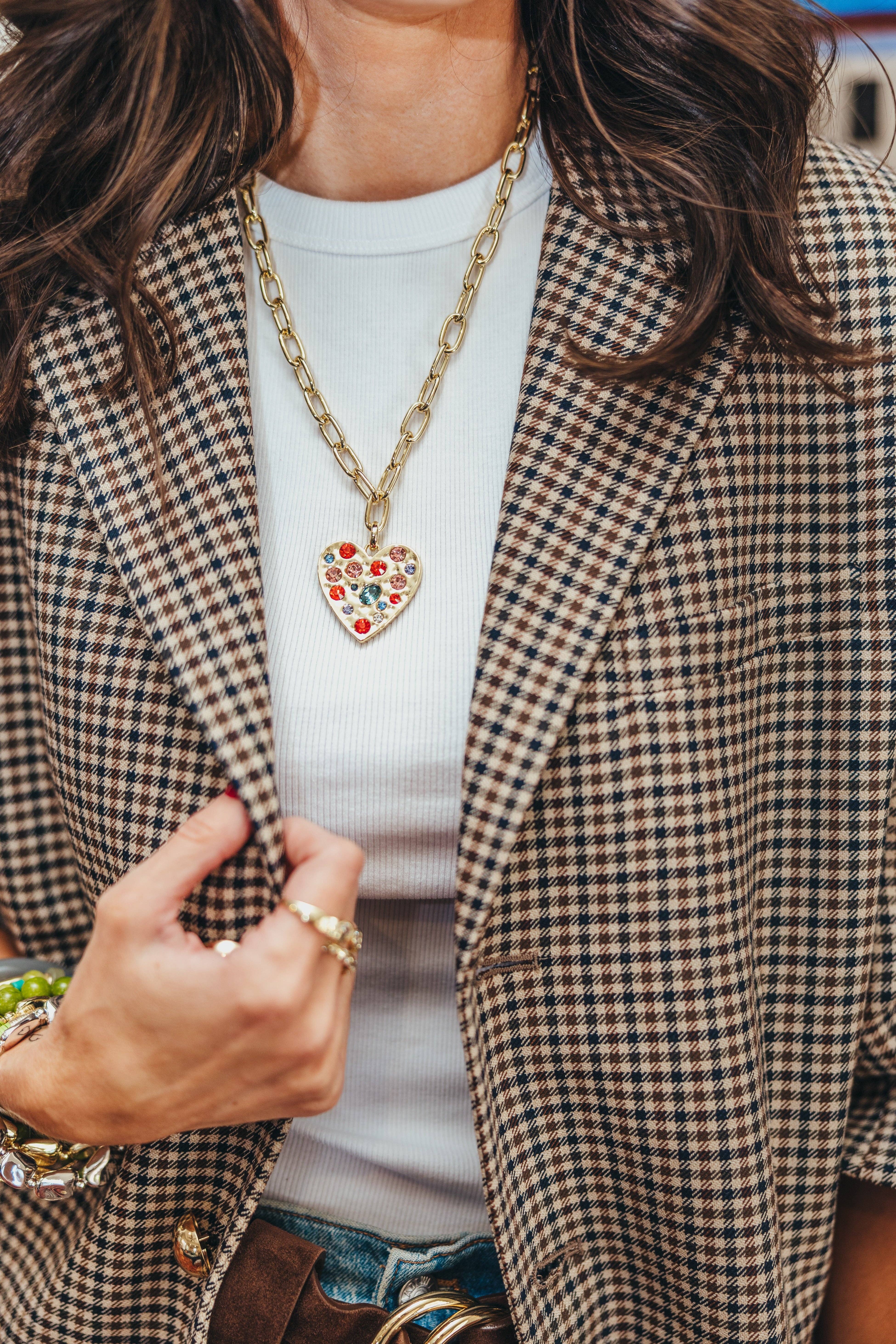 Allie + Bess - Wholesale Individual Charm/Pendant - Louisa Heart Charm1