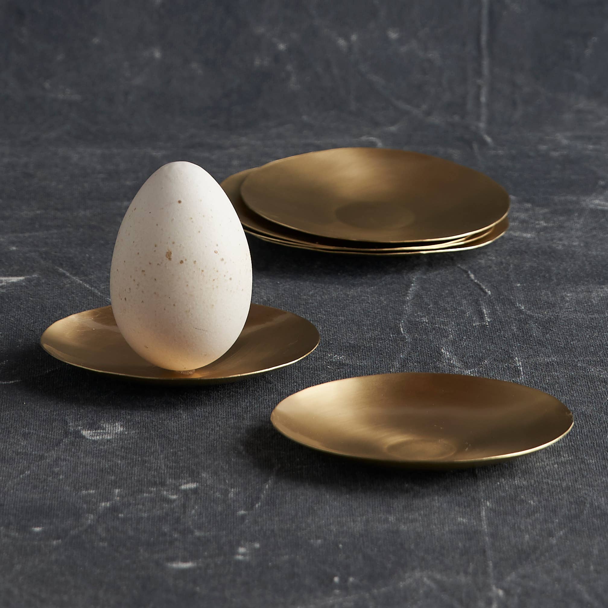 The Collective - Wholesale Decorative Plate/Dish/Bowl - Artisan Brass Plates Extra Small - Set of 62