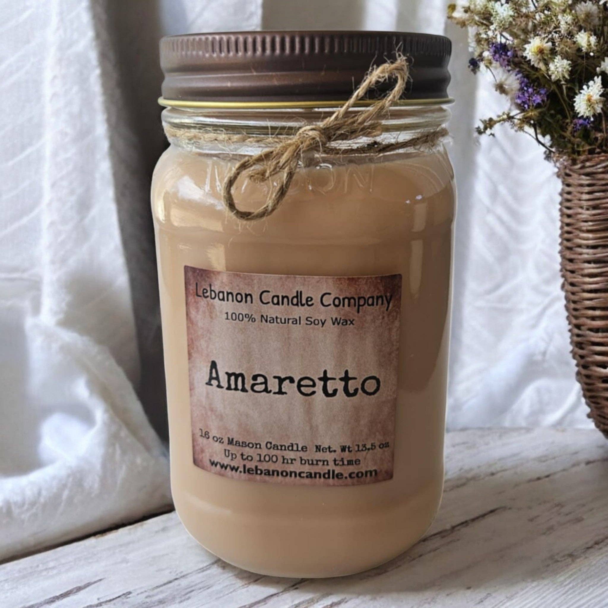 Lebanon Candle Company - Wholesale Jar/Filled Candle - Amaretto Candle1