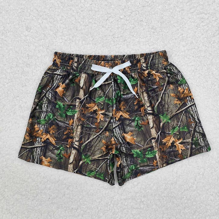 Baby Boys Real Tree Camouflage Trunks Bottoms Swimsuits for wholesale by Aier Wholesale