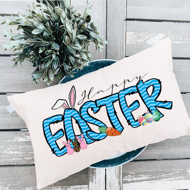 Happy Easter Pillow - Spring Easter Home Decor for wholesale by LuckTen