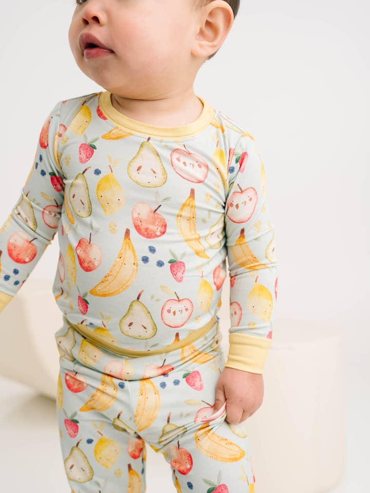 Dancing Fruits Bamboo Set for wholesale by Little One Shop