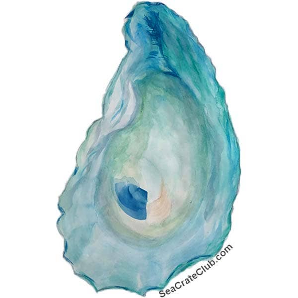 3" Oyster Sticker for wholesale by B McVan Designs
