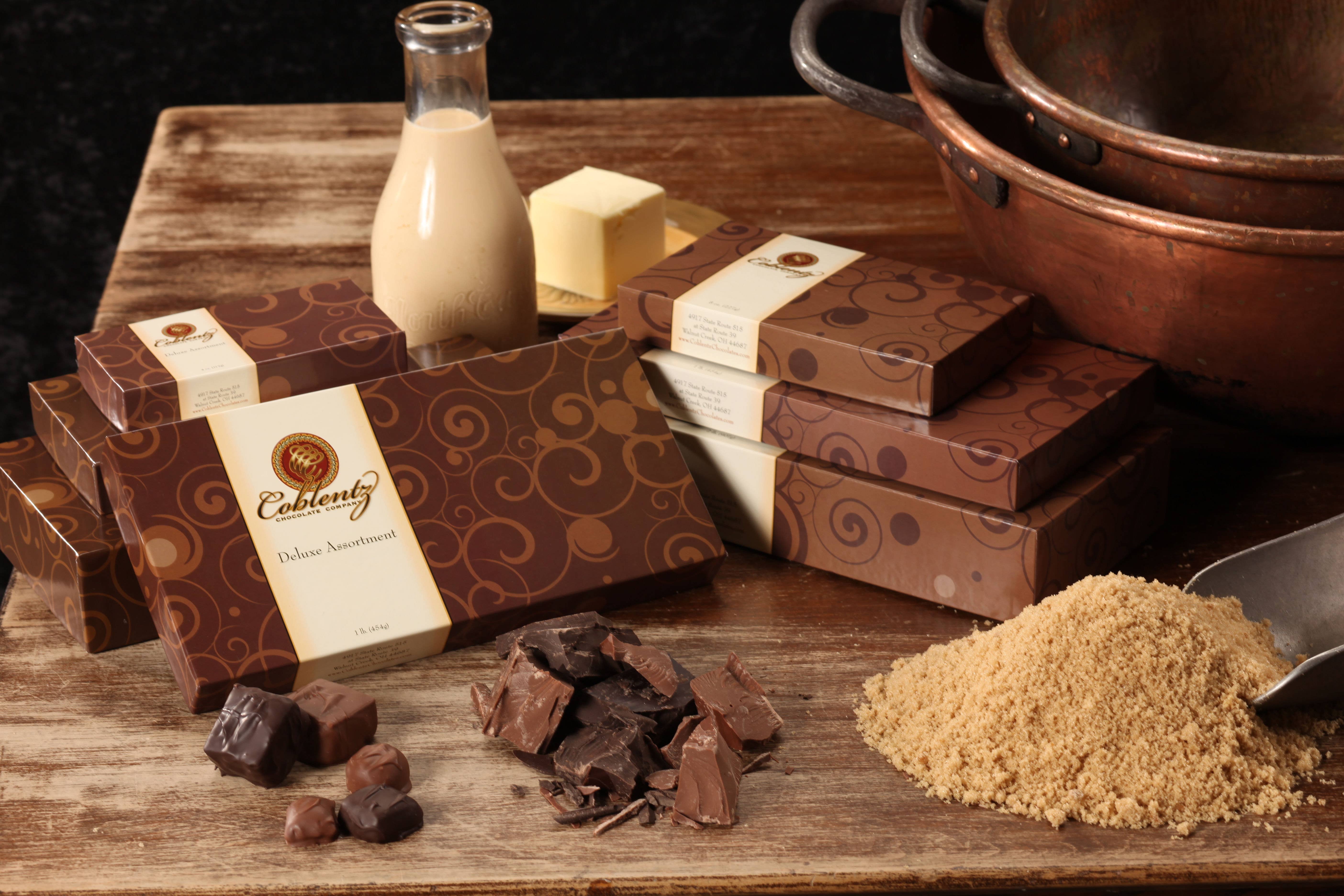 Coblentz Chocolate Company - Wholesale Chocolate Box - Deluxe Assortment Gift Box 16 oz2