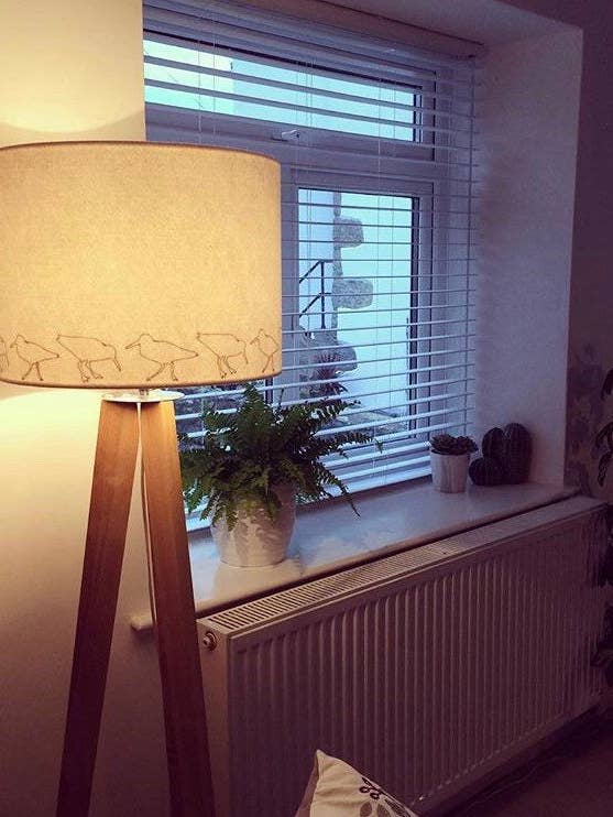 Oyster Catcher Lampshade for wholesale by melody ryder designs